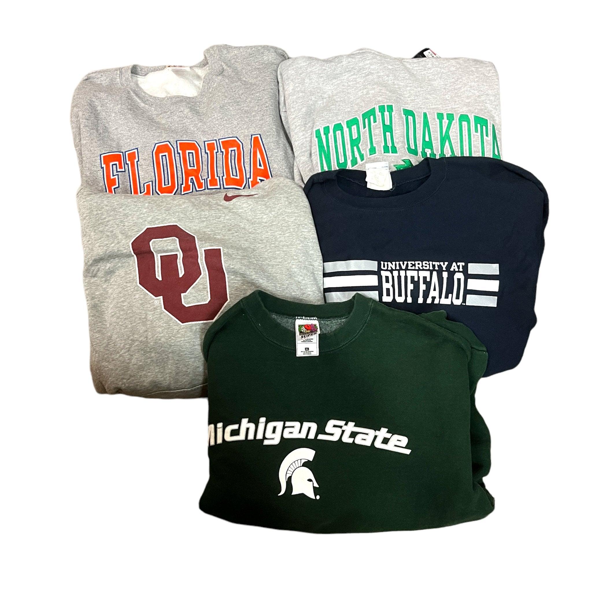 Wholesale University / Pro Sport Sweatshirts Mix - Visione Vintage