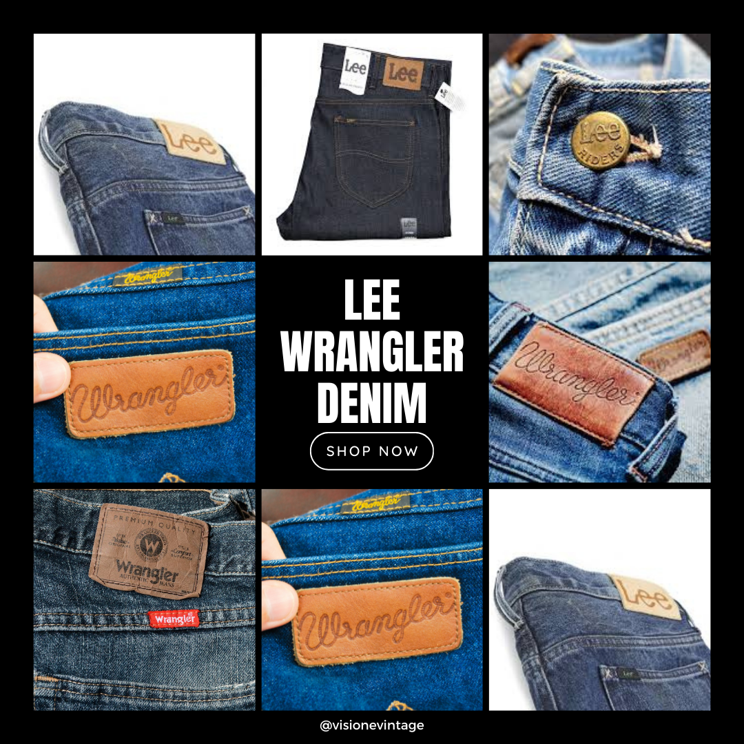 Lee Wrangler Denim Jeans Bale 100LBS | Men's, Women's, All Eras