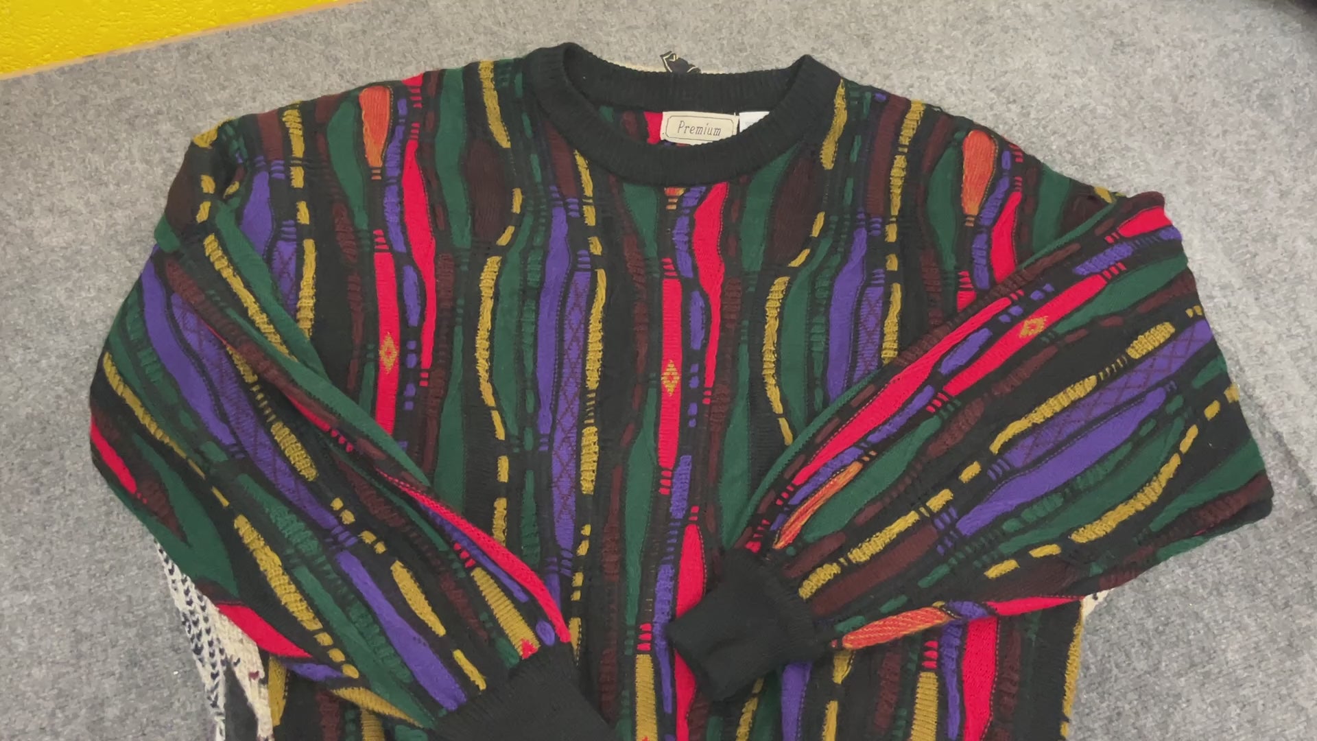 Vintage Knit Sweater Bulk Pack #4 | 10 Pieces Coogi Style, Geometric, Colorful