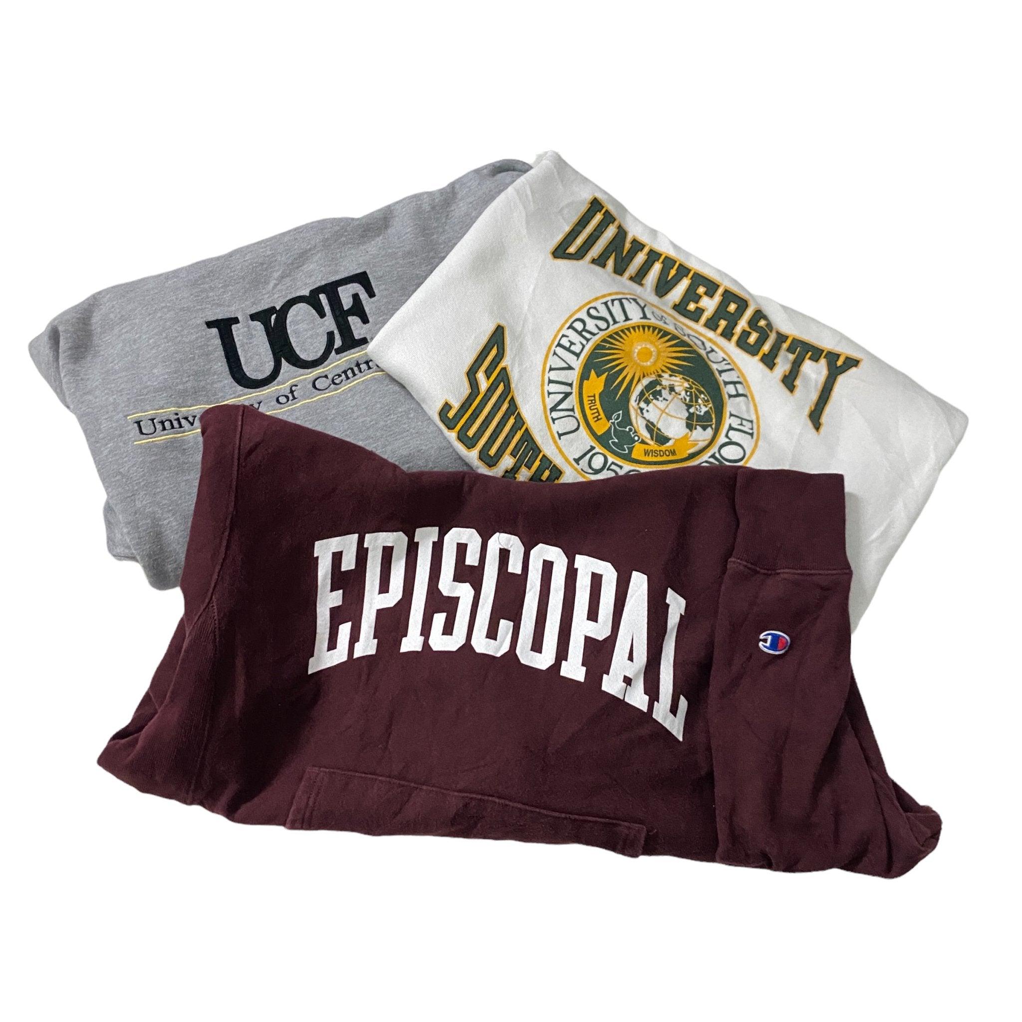 Wholesale University / Pro Sport Sweatshirts Mix - Hoodie Crewneck