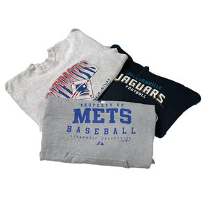 Wholesale University / Pro Sport Sweatshirts Mix - Retro Vintage